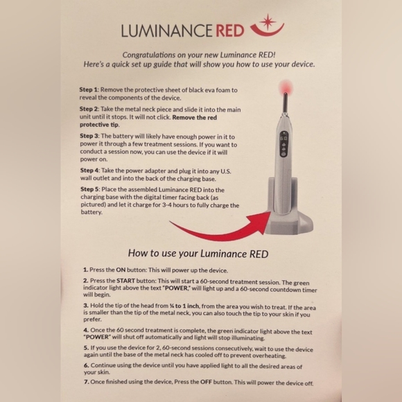 LUMINANCE RED for acne - Picture 4 of 4